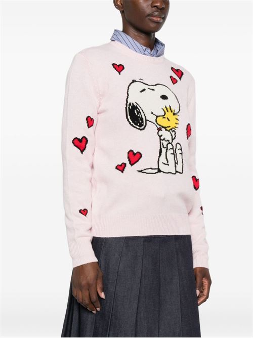 Maglia donna girocollo Snoopy MC2 SAINT BARTH | NEWQUEEN ALPACA04029I